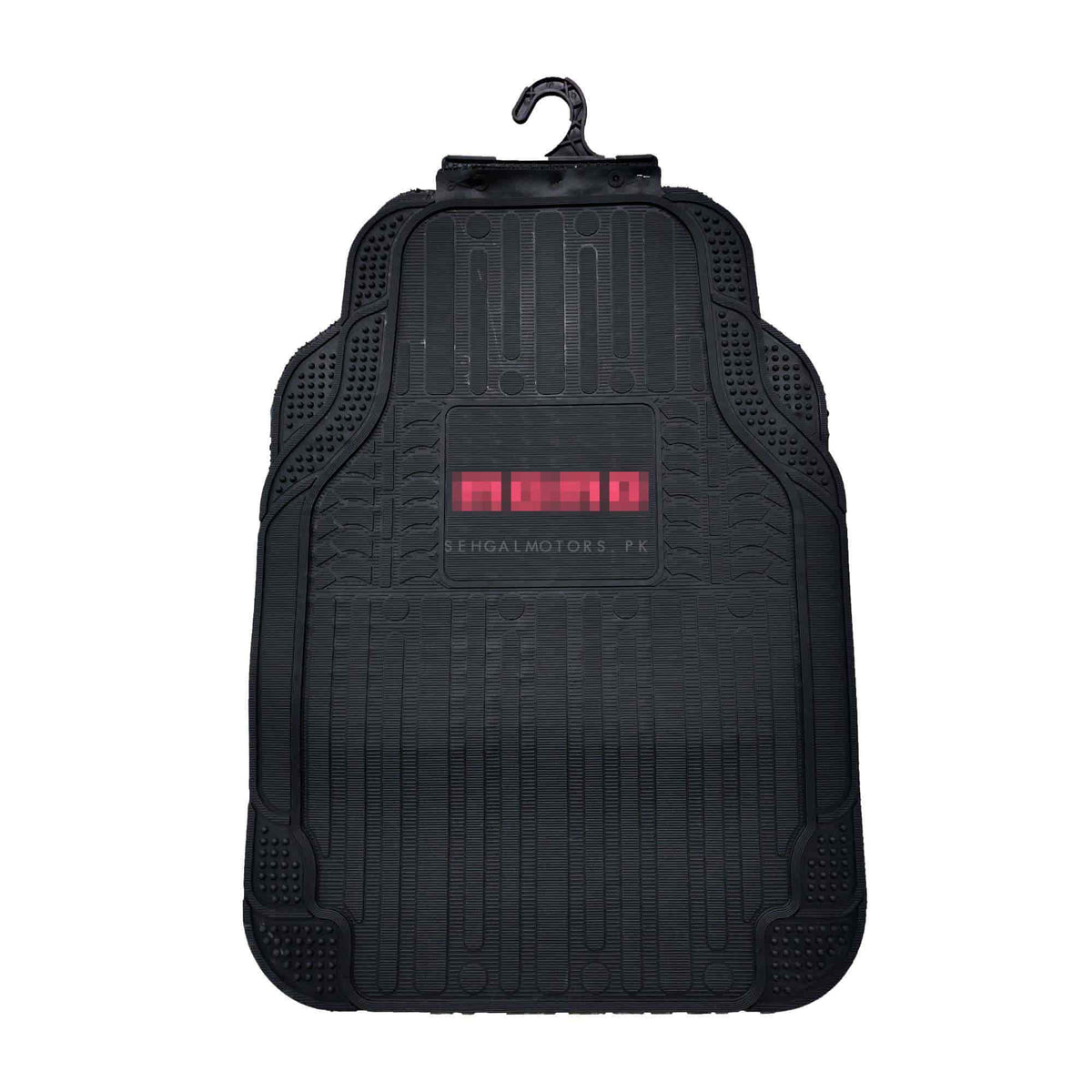 Momo Universal PVC Rubber Floor Mat Mix Design 5 Pcs - Foot Mat For Car