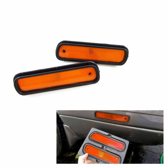 JDM Rear Marker in Orange Color - Side Marker Lights | Car External Lights Warning Tail Light