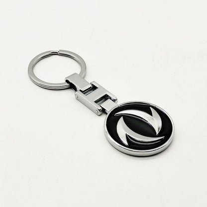 DFSK Logo Metal Keychain Keyring - Black