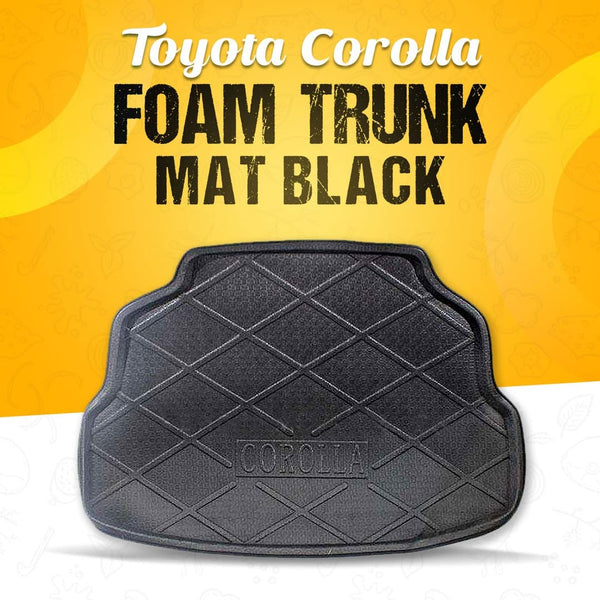 Toyota Corolla Foam Trunk Mat Black Mix Design 2009 - 2020