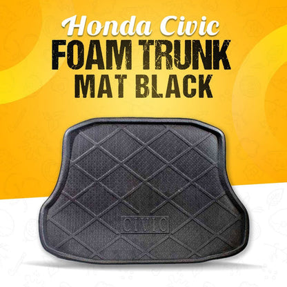 Honda Civic Foam Trunk Mat Black Mix Design 2016 - 2021