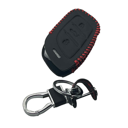 MG HS Leather Key Cover 3 Buttons with Keychain Ring 2020 - 2025