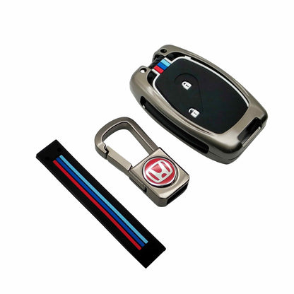 Honda Civic Metal Key Shell Case Cover With 2 Buttons 2006 - 2011 - Replacement Casing