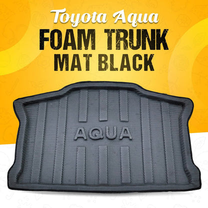 Toyota Aqua Foam Trunk Mat Mix Design 2011 - 2017 - Cargo Boot Liner Diggi Protection Tray Cover