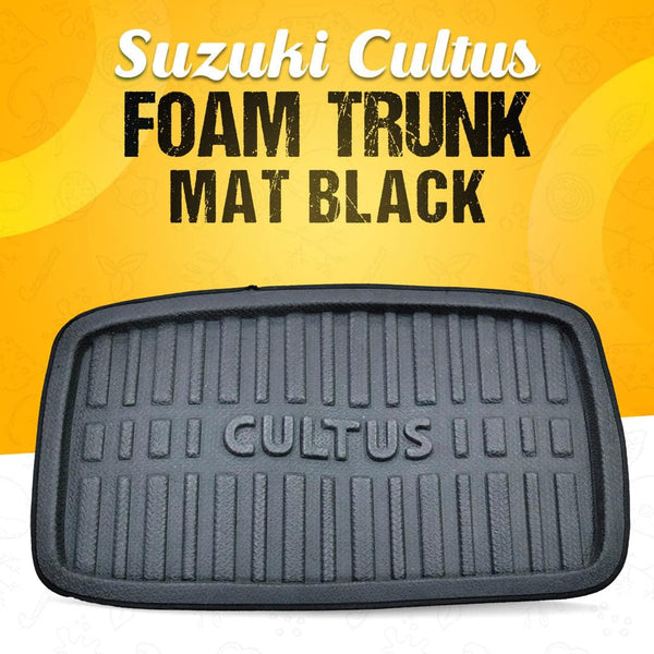 Suzuki Cultus Foam Trunk Mat New Model Mix Design 2017 - 2026 - Cargo Boot Liner Diggi Protection Tray Cover