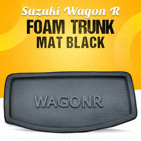 Suzuki Wagon R Foam Trunk Mat Black Mix Design 2014 - 2025