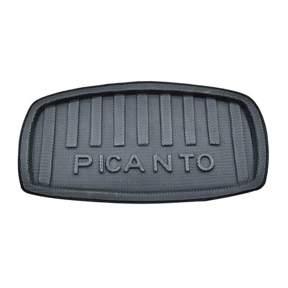 KIA Picanto Foam Trunk Mat Black Mix Design 2019 - 2026 - Cargo Boot Liner Diggi Protection Tray Cover
