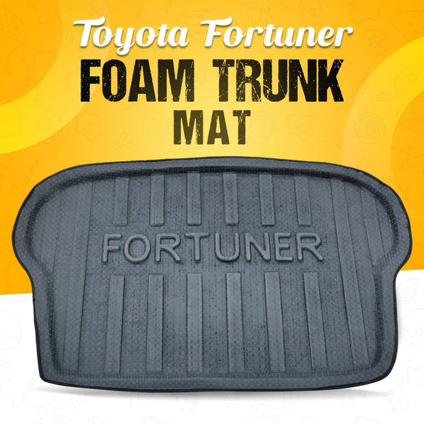 Toyota Fortuner Foam Trunk Mat Mix Design 2016 - 2026 - Cargo Boot Liner Diggi Protection Tray Cover