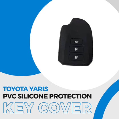 Toyota Yaris PVC Silicone Protection Push Start Key Cover 2020 - 2026 - Remote Case Keyless Protector Jacket