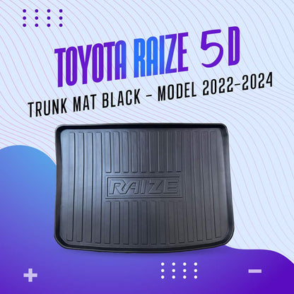 Toyota Raize 5D TPE Trunk Mat Black 2020 - 2026