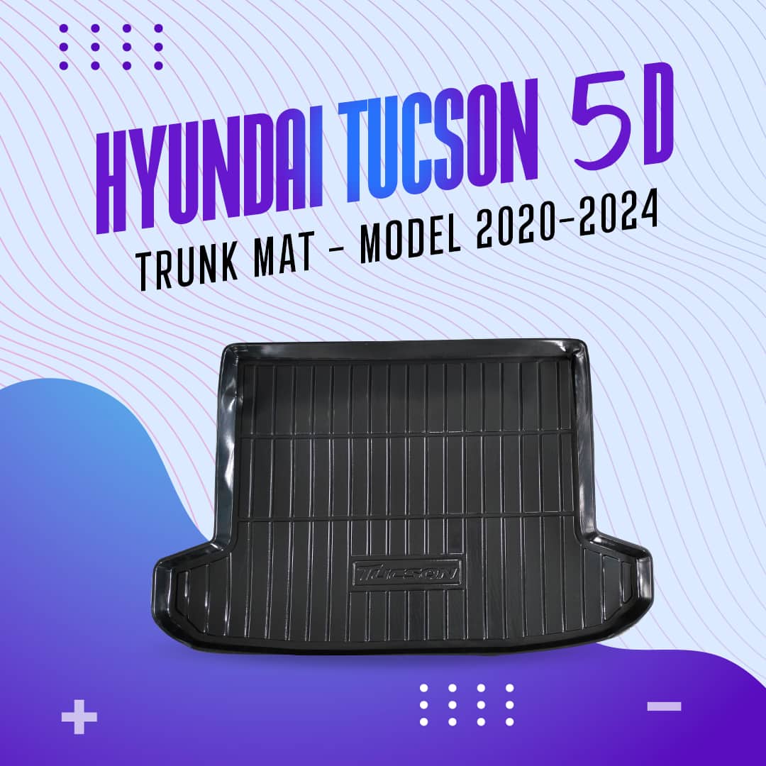 Hyundai Tucson 5D TPE Trunk Mat 2020 - 2024 - Cargo Boot Liner Diggi Protection Tray Cover