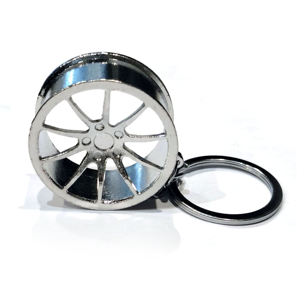 Alloy Rim Metal Keychain Key Ring