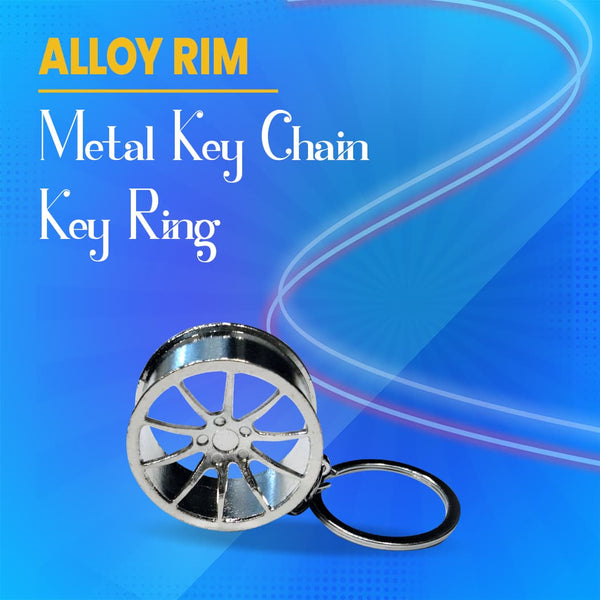 Alloy Rim Metal Keychain Key Ring