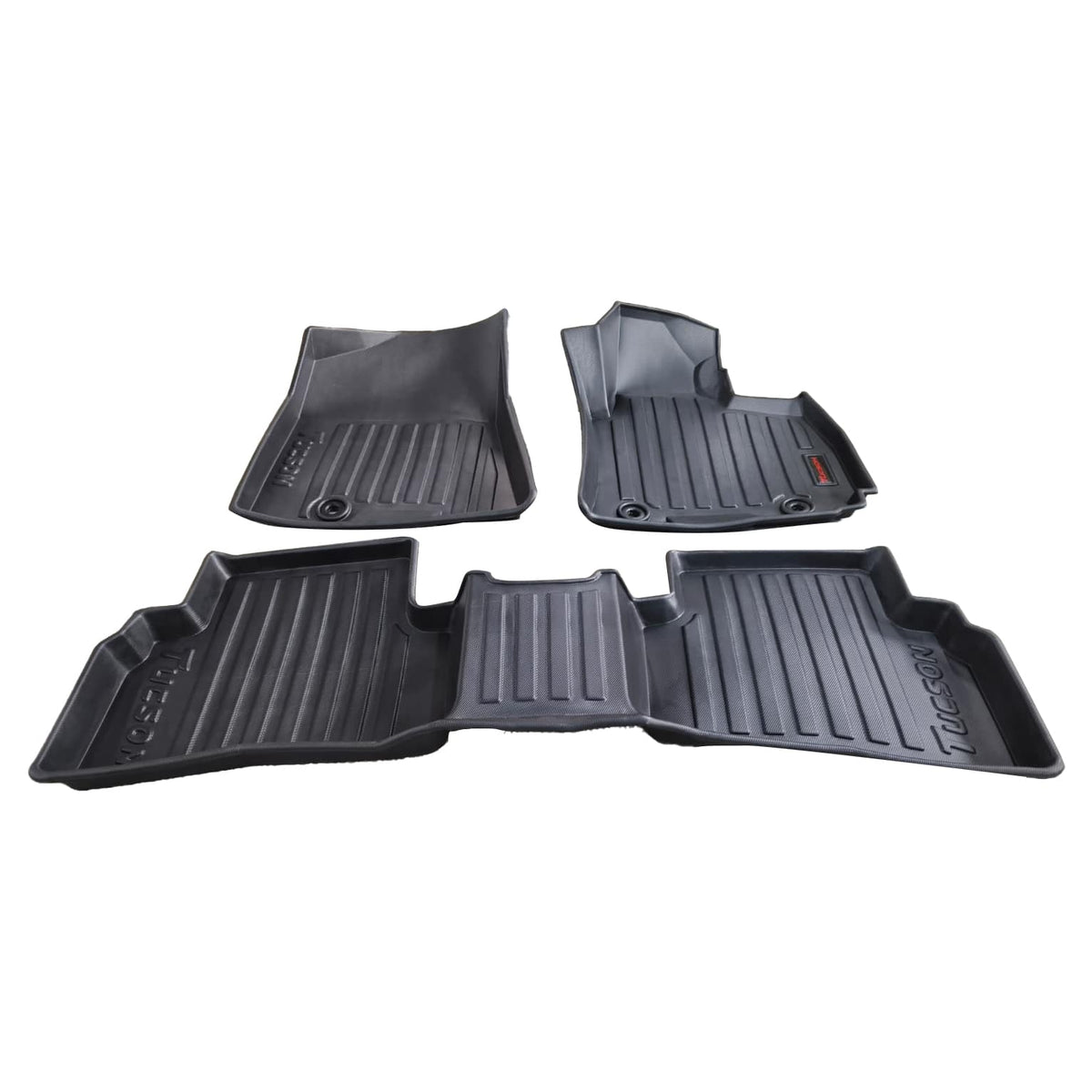 Hyundai Tucson TPE Floor Mats Black 3 Pcs 2020 - 2024