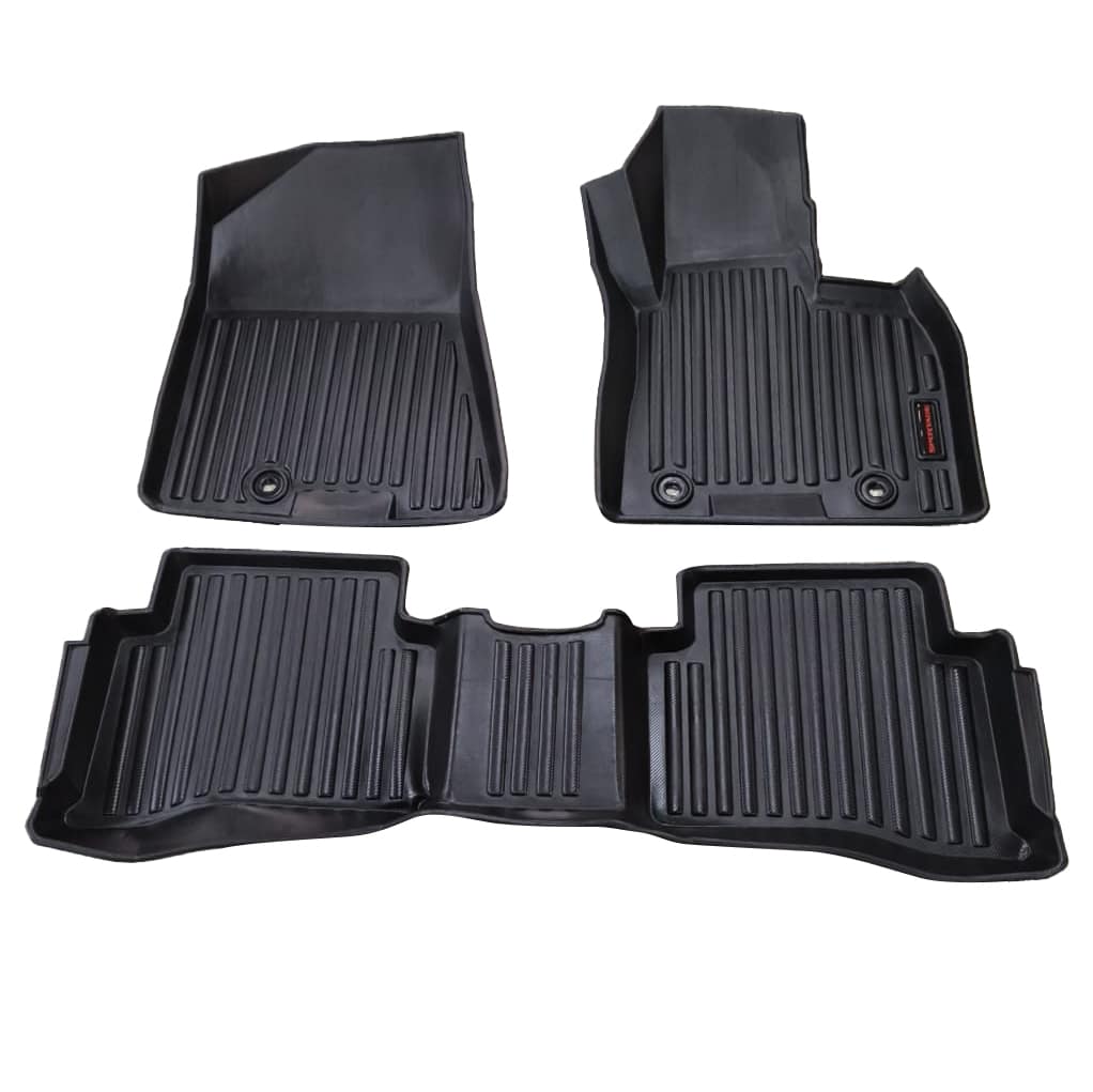 Kia Sportage TPE Floor Mats Black 3 Pcs 2019 - 2024