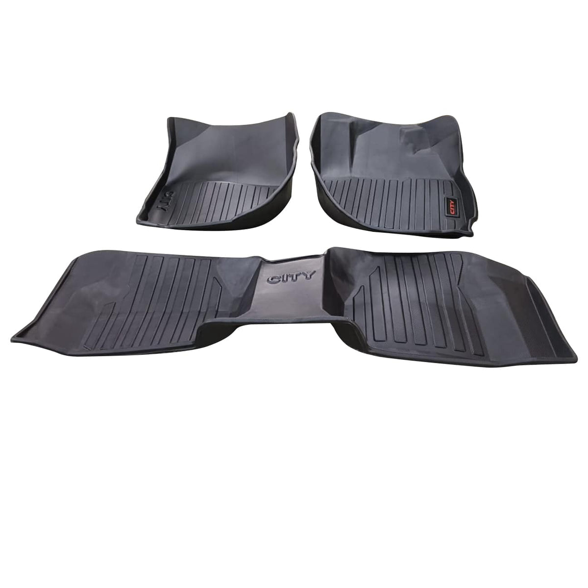 Honda City TPE Floor Mats Black 3 Pcs 2021 - 2026