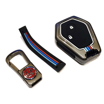 Honda Civic Metal Key Shell Case Cover With 2 Buttons 2006 - 2011 - Replacement Casing