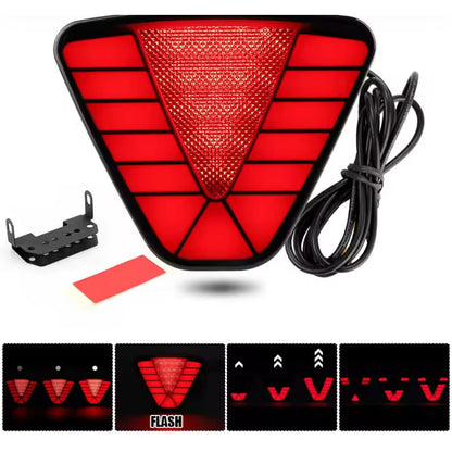Universal LED Snake Style Tail Brake Light for Car - Pilot Stop Safety - Flash Reversing Lamp