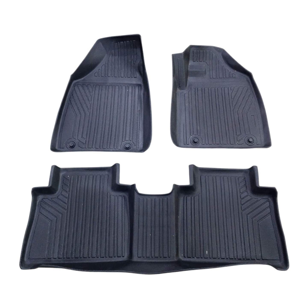 MG HS TPE Floor Mats Black 3 Pcs 2020 - 2025