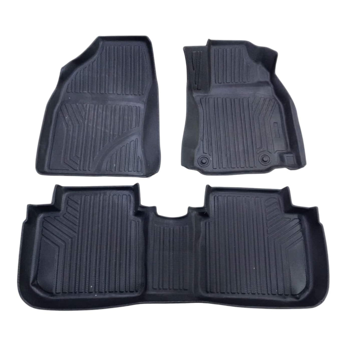 Toyota Corolla TPE Floor Mats Black 3 Pcs 2014 - 2026