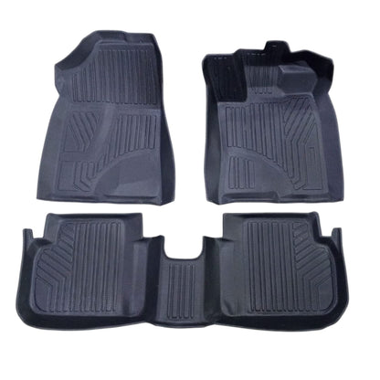 Honda Civic TPE Floor Mats Black 3 Pcs 2022 - 2026