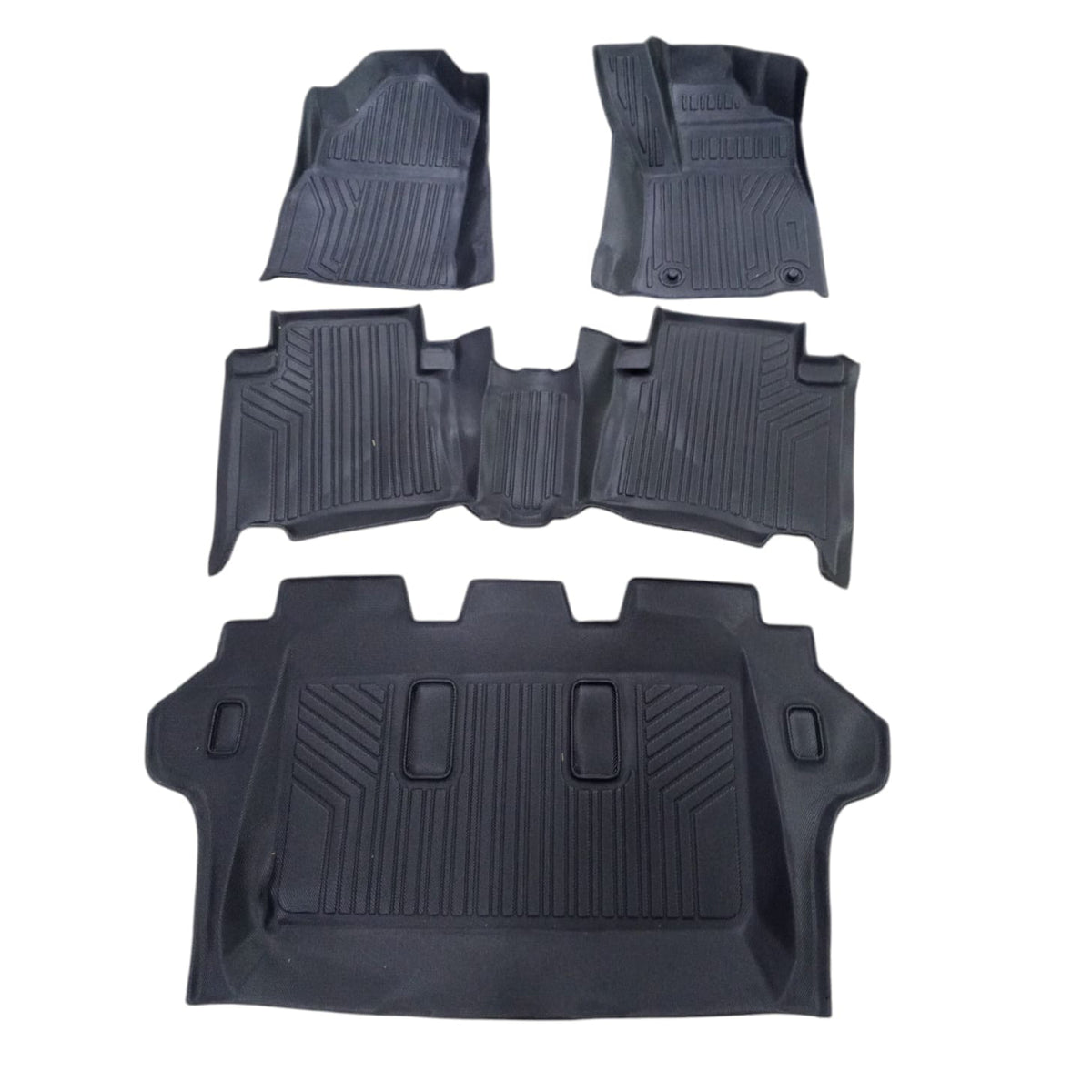 Toyota Fortuner TPE Floor Mats Black 4 Pcs 2016 - 2026