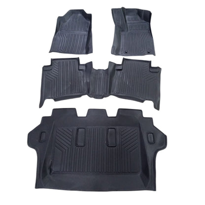 Toyota Fortuner TPE Floor Mats Black 4 Pcs 2016 - 2026
