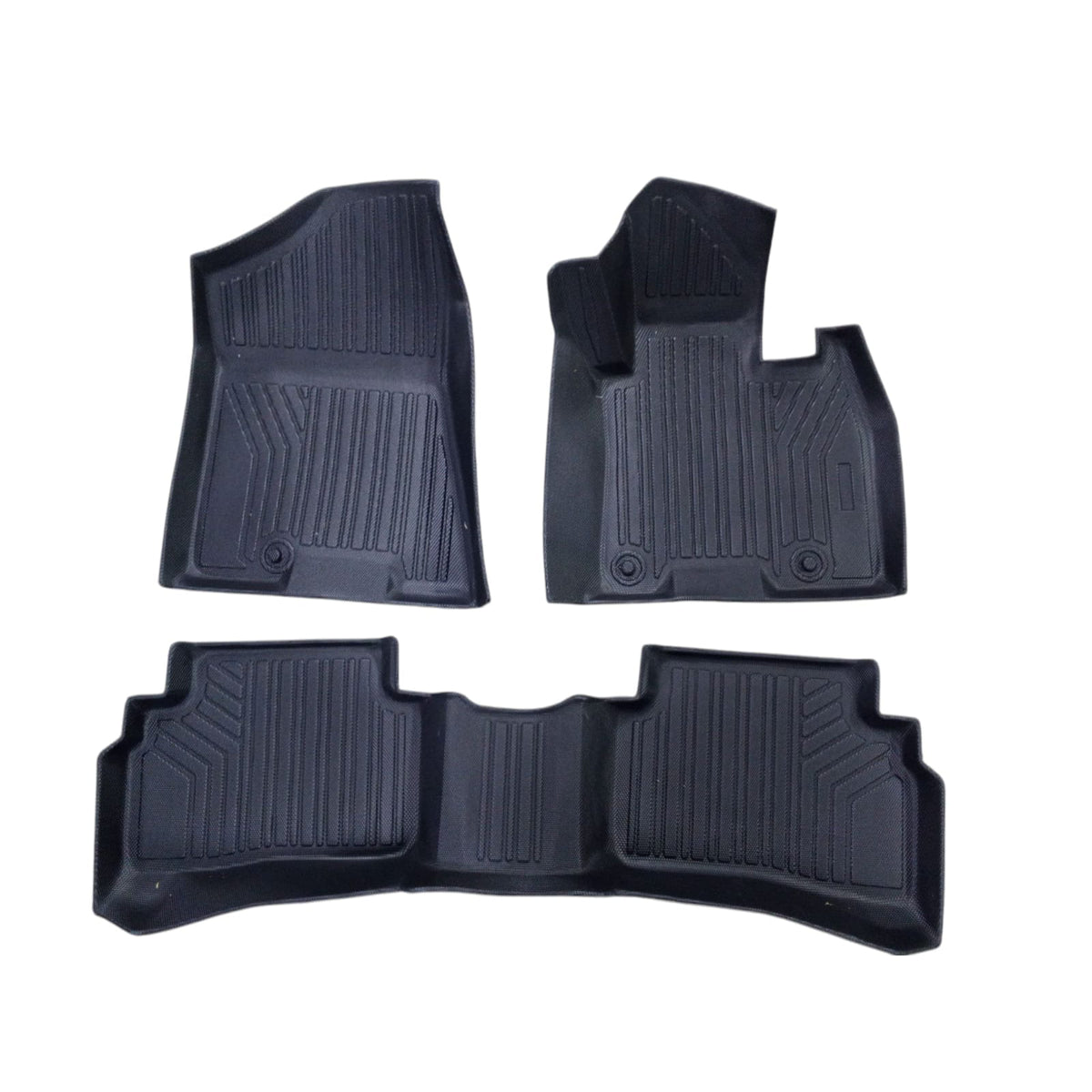 Hyundai Tucson TPE Floor Mats Black 3 Pcs 2020 - 2024
