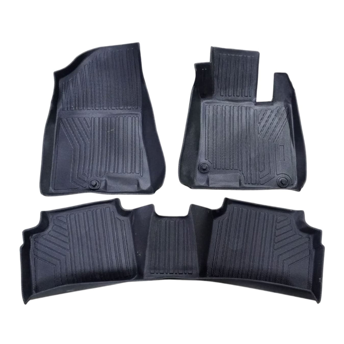 Hyundai Sonata TPE Floor Mats Black 3 Pcs 2021 - 2026