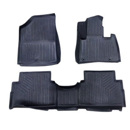 Hyundai Santa Fe TPE Floor Mats Black 3 Pcs 2023 - 2026