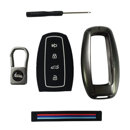 Haval Jolion / H6 Metal Shell Key Case Cover  4 Buttons 2021 - 2024