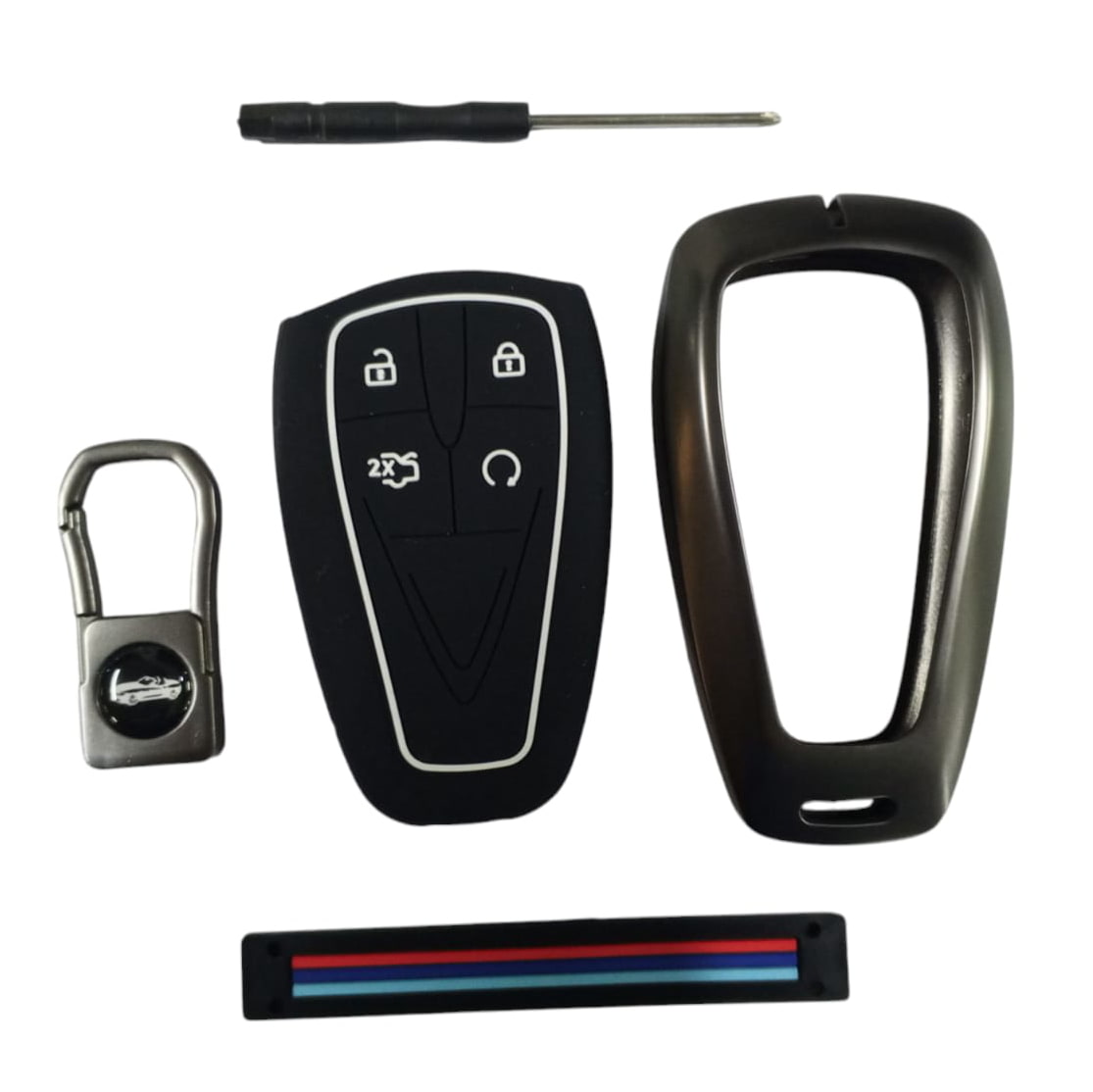 Changan Oshan X7 Metal Remote Key Shell Case Cover With 4 buttons 2022 - 2026 - Replacement Casing