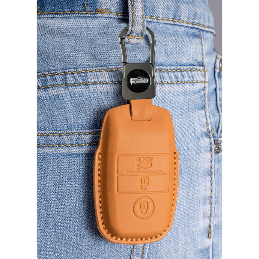 KIA Sportage TPU Key Cover Camel 2019 - 2024