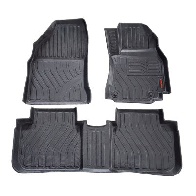 Toyota Corolla TPE Floor Mats Black 3 Pcs 2014 - 2026
