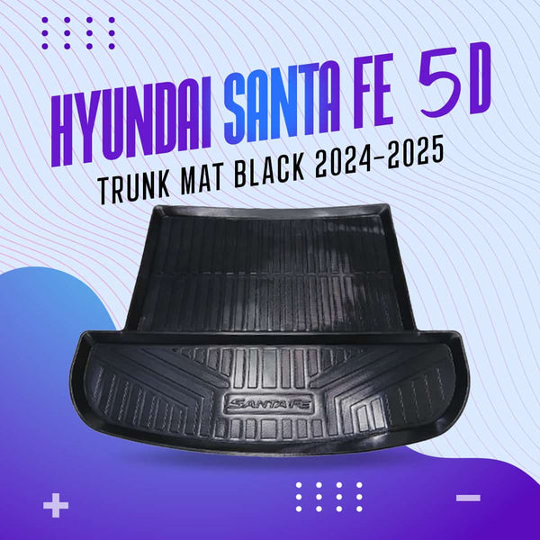 Hyundai Santa Fe/KIA Sorento 5D TPE Trunk Mat Black 2021 - 2026
