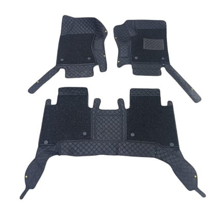JAC T9 Hunter 9D Floor Mats Black with Black Grass 3 Pcs 2025 - 2026