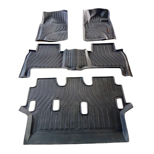 Toyota Land Cruiser TPE Floor Mats Black 4 Pcs 2007 - 2021