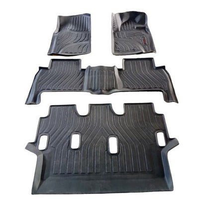 Toyota Land Cruiser TPE Floor Mats Black 4 Pcs 2007 - 2021