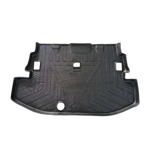Honda BRV 5D TPE Trunk Mat Tray Black Color 2017 - 2026 - Cargo Boot Liner Diggi Protection Tray Cover