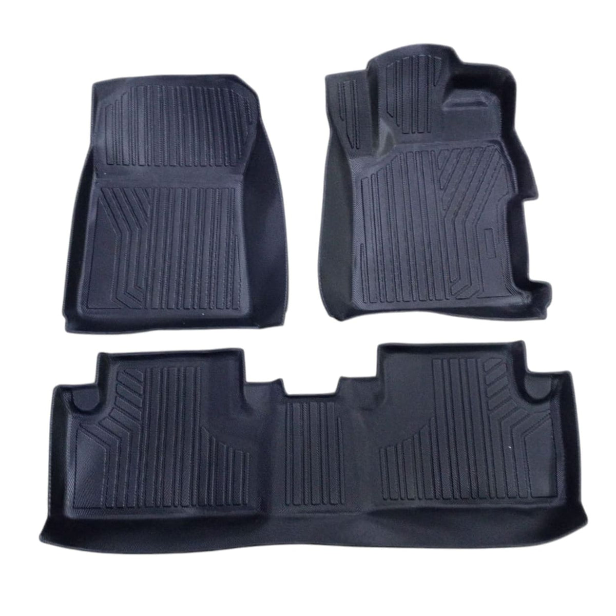 Honda Civic Rebirth TPE Floor Mats Black 3 Pcs 2012 - 2015