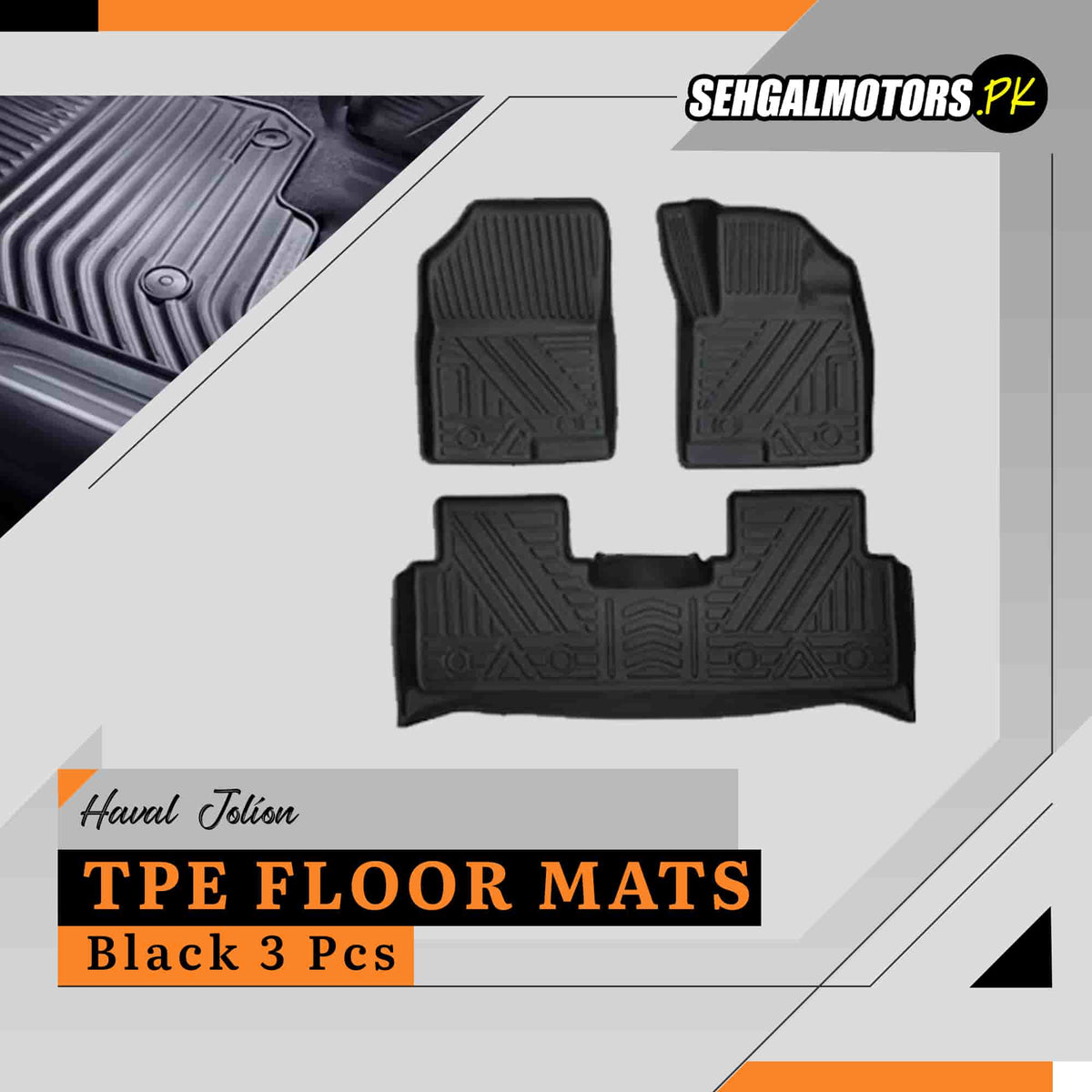 Haval Jolion TPE Floor Mats 3 Pcs 2021 - 2026