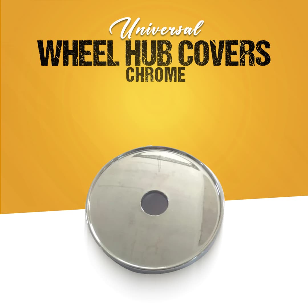 Universal Wheel Hub Covers Chrome