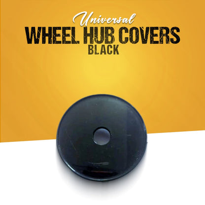 Universal Wheel Hub Covers Black