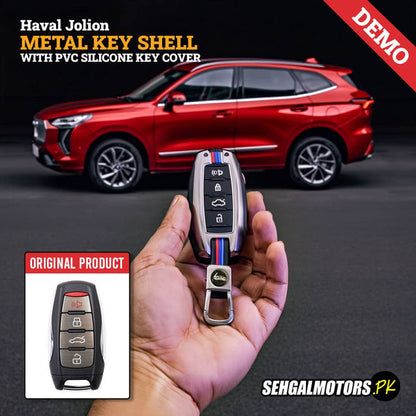 Haval Jolion / H6 Metal Shell Key Case Cover  4 Buttons 2021 - 2024