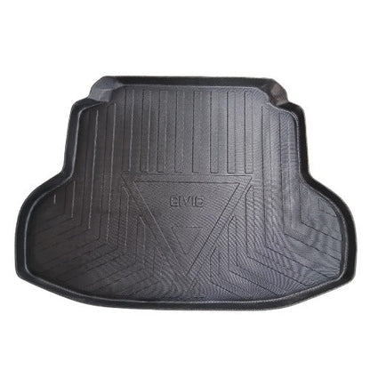 Honda Civic 5D TPE Trunk Mat Black 2016 - 2021 - Cargo Boot Liner Diggi Protection Tray Cover