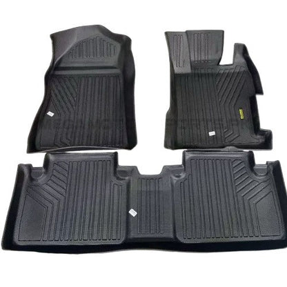 Honda Civic Reborn TPE Floor Mats Black 3 Pcs 2006 - 2011