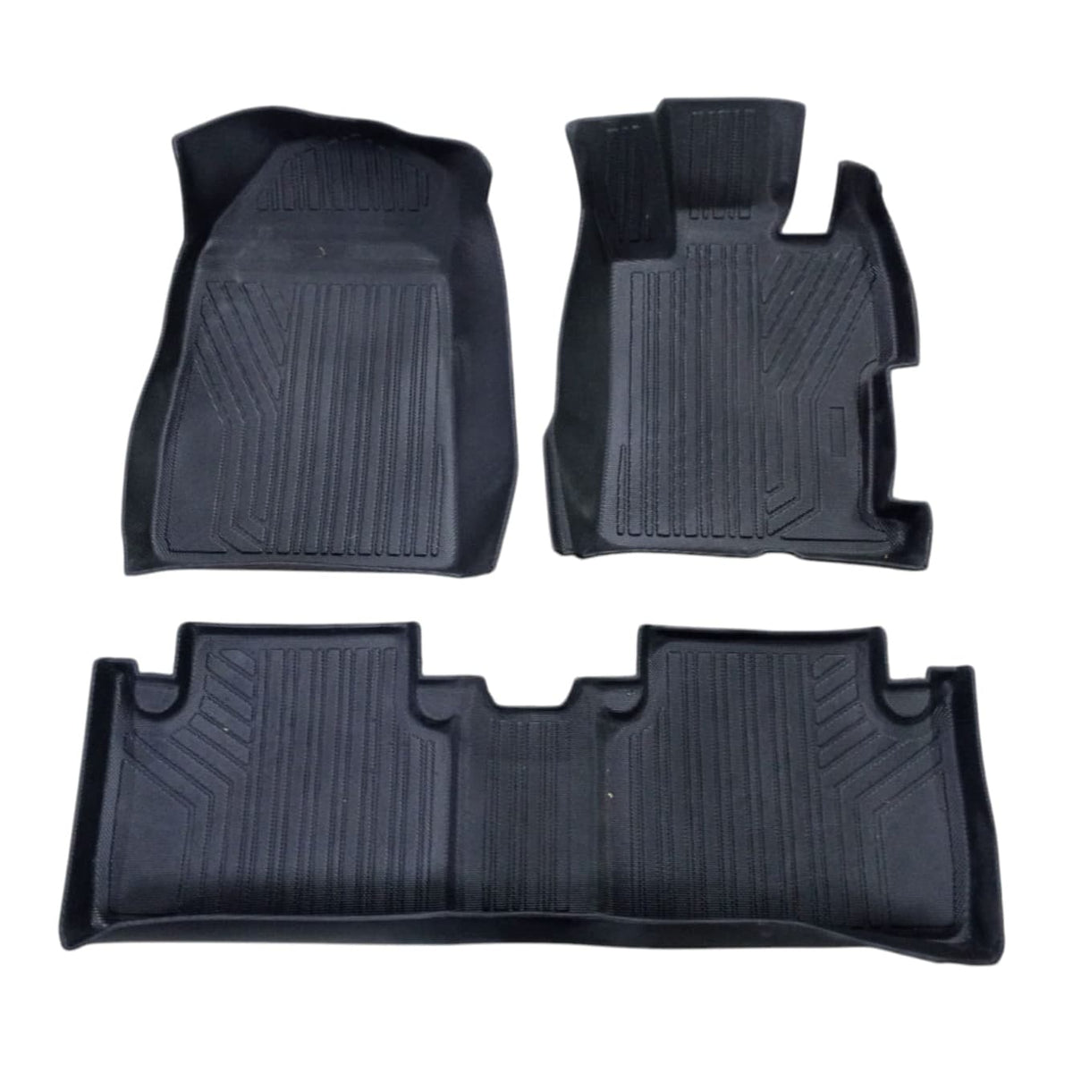 Honda Civic Reborn TPE Floor Mats Black 3 Pcs 2006 - 2011
