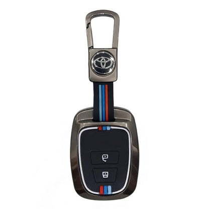 Toyota Corolla / Vitz Metal Key Shell Cover With 2 Buttons 2011 - 2017
