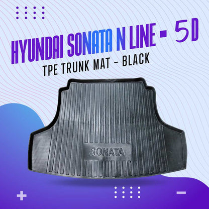 Hyundai Sonata N Line 5D TPE Trunk Mat - Black 2025 - 2026