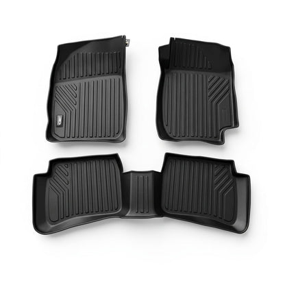Toyota Corolla TPE Floor Mats Black 3 Pcs 2003 - 2008